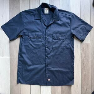 Navy blue dickies work shirt